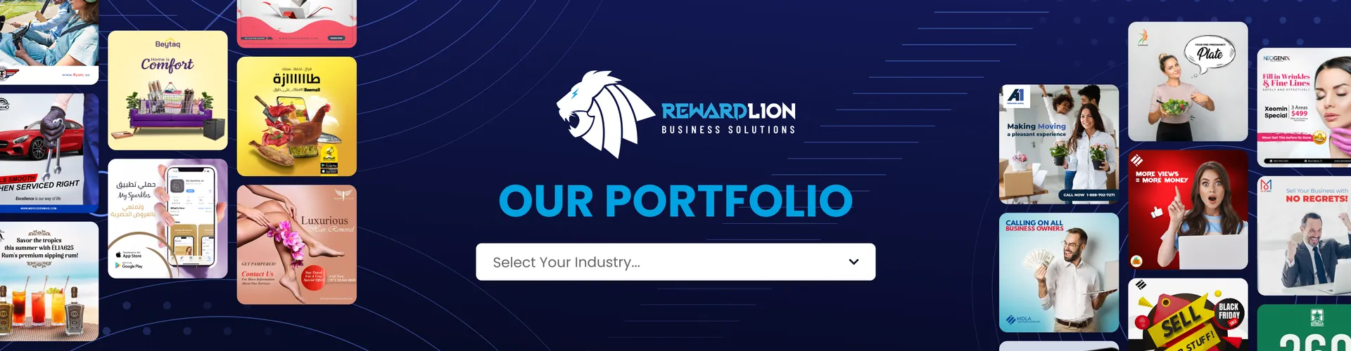 RewardLion portfolio row 0